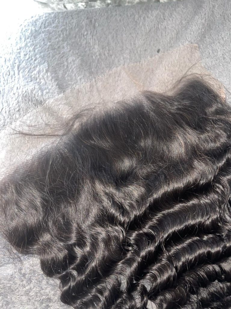 Virgin Hair Deep Wave 13x4 13x6 HD Lace Frontal photo review