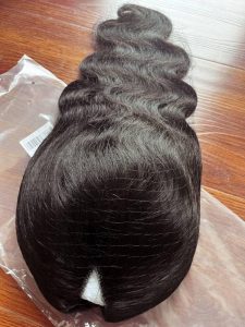 Virgin Human Hair Body Wave V Part Wigs photo review