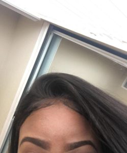 Virgin Human Hair 13x4 Straight Lace Front Wigs 180% Density photo review