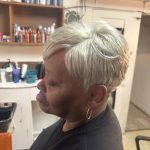 Silver Grey Virgin Hair Body Wave 13X4 Lace Frontal photo review