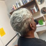 Silver Grey Virgin Hair Body Wave 13X4 Lace Frontal photo review