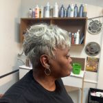 Silver Grey Virgin Hair Body Wave 13X4 Lace Frontal photo review