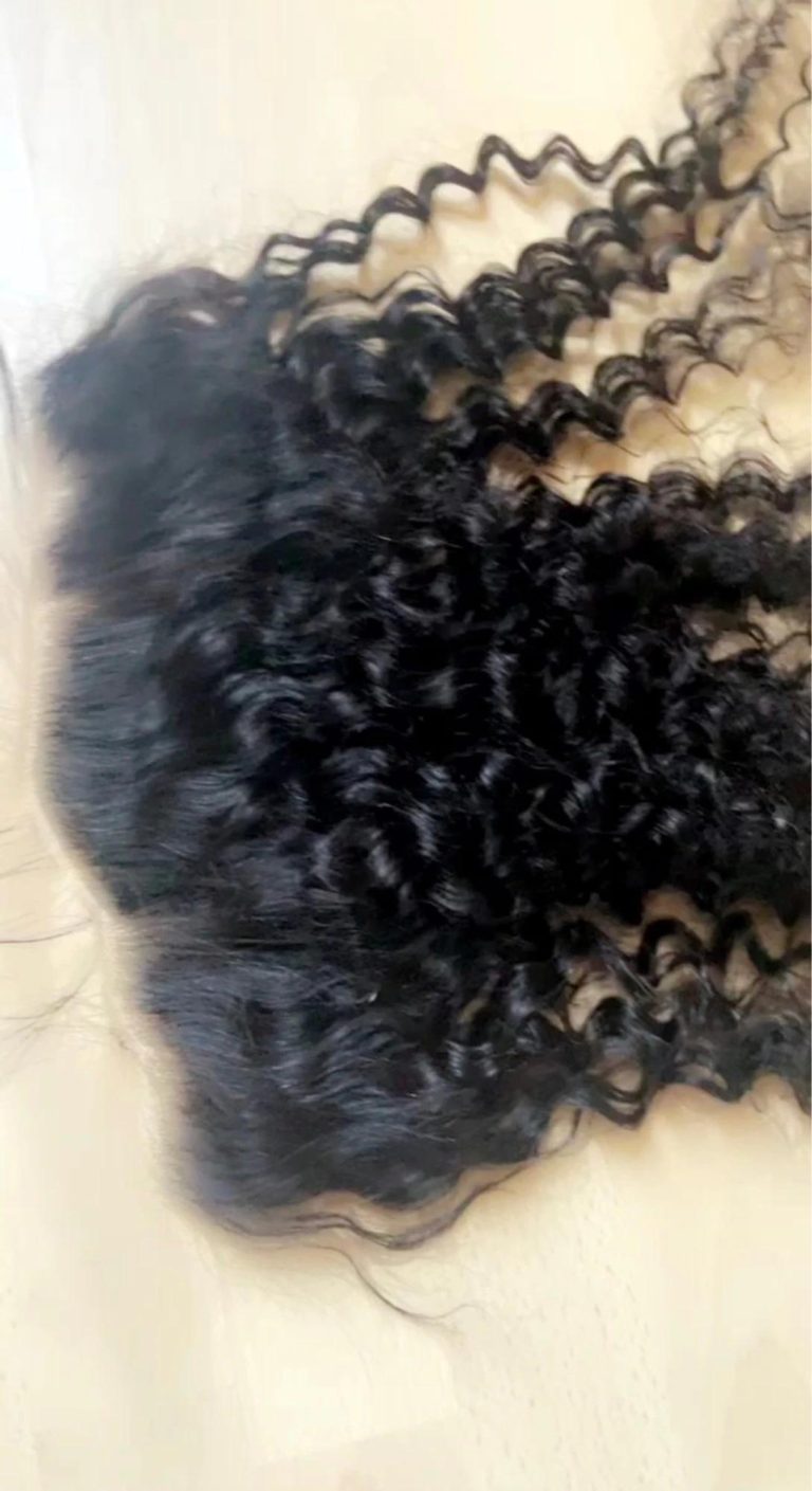 Virgin Hair Deep Wave 13x4 13x6 HD Lace Frontal photo review